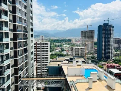 1+1 на Komuna Tower შ. რუსთაველის გამზ. 10 Khimshiashvili District