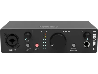 Внешняя звуковая карта Arturia MiniFuse 1 Black