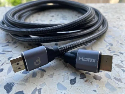 Кабель HDMI 5м в металлической обмотке