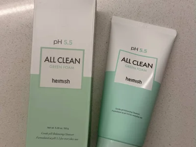 Мягкая пенка для умывания Heimish All Clean Green Foam, 150 мл