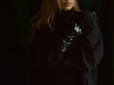 Пальто теплое длинное оверсайз Zara S-M