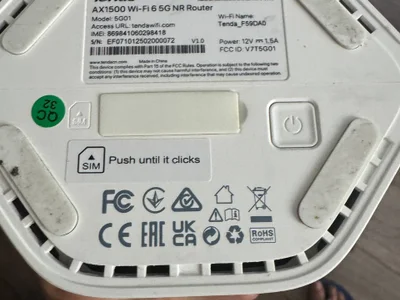 Wi-Fi роутер Tenda 5G01 AX1500