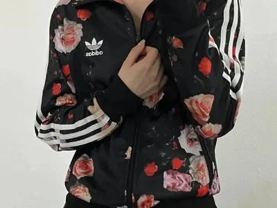 Комплект: Олимпийка и штаны Adidas Florel Firebirb Roses