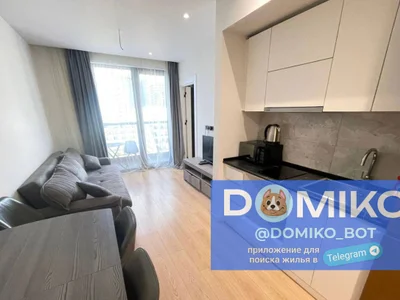 1+1 комнатная квартира, 53 м²