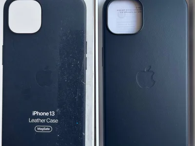 Кожаный чехол для iPhone 13