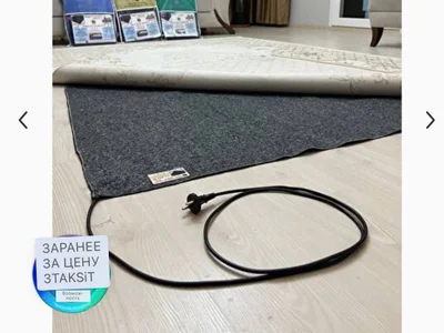 Нагревающийся коврик из войлока