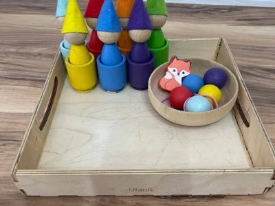 Игра монтессори (есть дефекты)