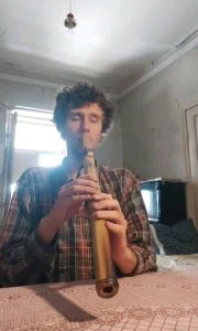 Флейта Пимак из бамбука тональность Ми