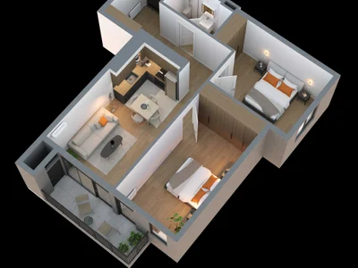 3 room Flat For Sale. Didi digomi