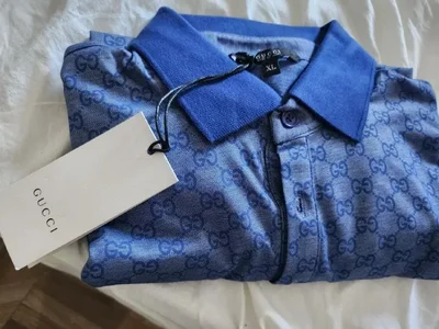 Поло Gucci синее