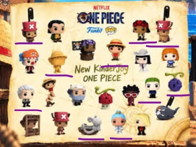 Коллекция Kinder Joy One Piece