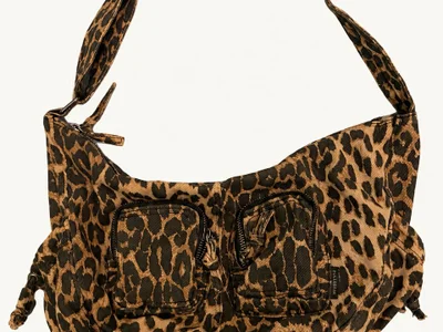 Леопардовая сумка Pull and Bear