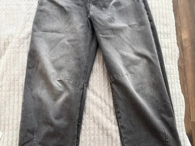 Джинсы Zara размер 36 серые