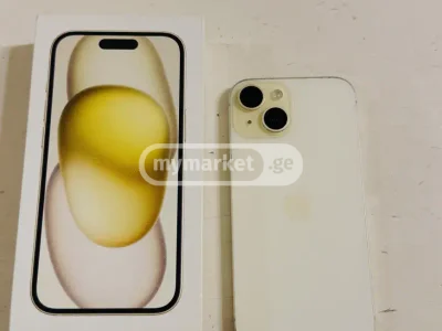 iphone 15 bh 100% იდეალურ მდგომარეობაში