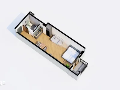 1 room Flat For Sale. Ponichala