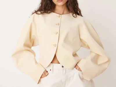 ASOS кремовый жакет