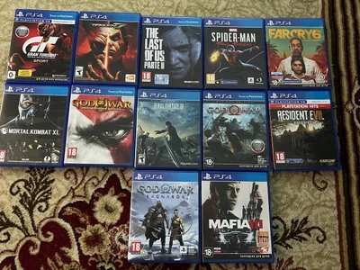 Диски с играми для PlayStation 4