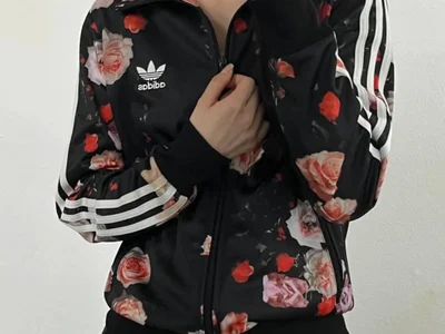 Комплект: Олимпийка и штаны Adidas Florel Firebirb Roses