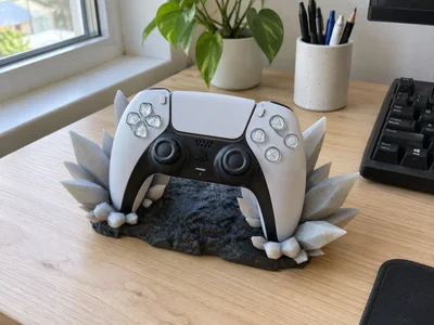 Подставка для геймпада PS5 с кристаллами