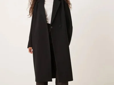 ASOS DESIGN чёрное пальто