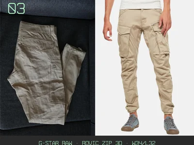 Штаны G-Star RAW Rovic Zip 3D W34/L32