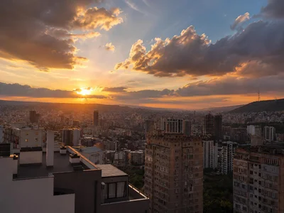 2-bedroom, с ремонтом, ул. Паата Датуашвили, с видом на город и горы