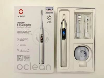 Звуковая зубная щётка Oclean X Pro Digital с комплектом насадок