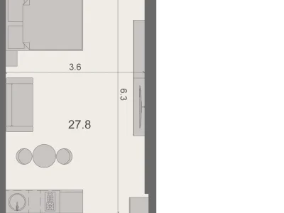 Студия на Stay & Rent GR. Lortkipanidze st. 5 Airport District