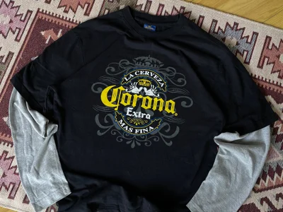 Винтажный лонгслив Corona Extra 2006