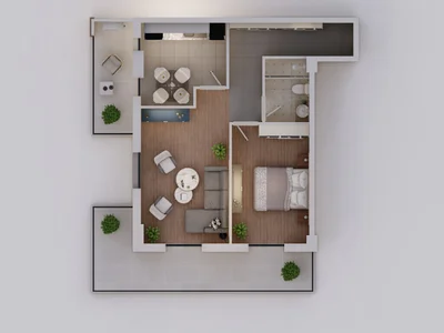 1+1 на Шосе Аэропорта 44 Airport District