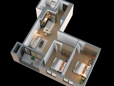 3 room Flat For Sale. Didi digomi
