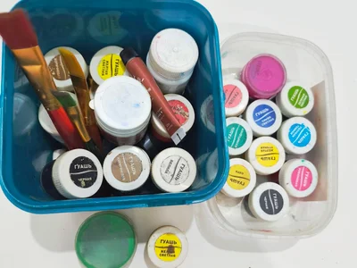 Гуашь (2 коробки)