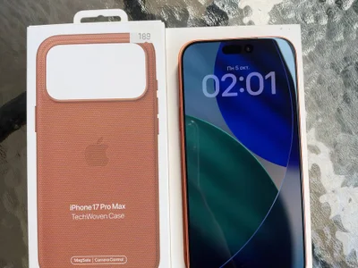 iPhone 17 Pro Max 256GB Orange eSIM и чехол