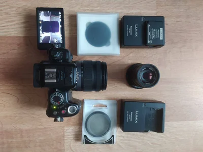 Фотоаппарат Panasonic Lumix GH-2 с объективами и аксессуарами