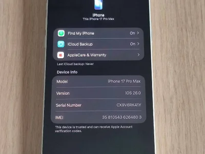 iPhone 17 Pro Max 256GB Silver