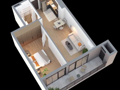 2 room Flat For Sale. Didi digomi