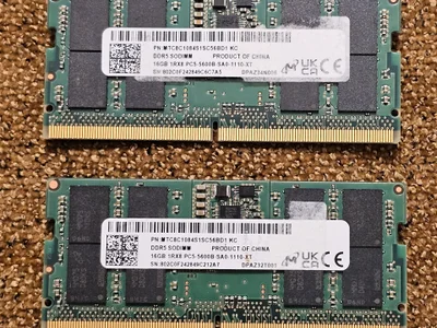Micron 16GB DDR5 5600 PC5-44800 SODIMM RAM