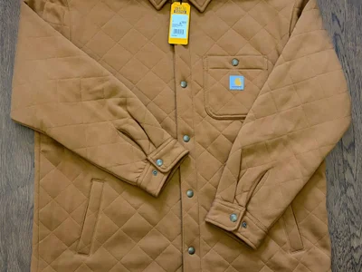 Стеганая куртка-рубашка Carhartt Heavyweight Quilted Snap