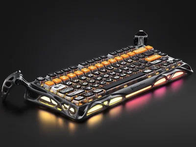 Механическая клавиатура GravaStar Mercury K1 Pro Cyberflare Edition