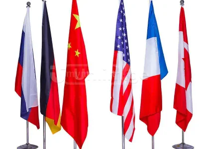 Флаговые стойки офисные и настольные