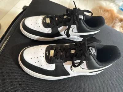 Кеды Nike Air Jordan 1 черно-белые