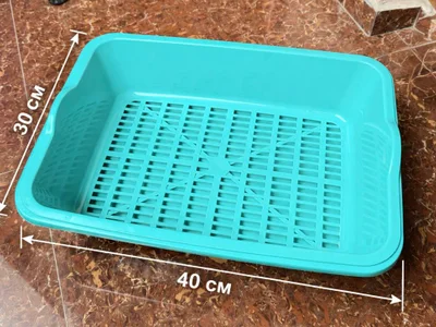 Лоток для кошки и 2 поилки