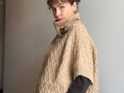 Пончо Massimo Dutti