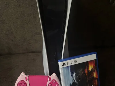 Игровая приставка PS5 Fat с дисководом и игрой