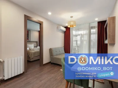 1+1 комнатная квартира, 45 м²