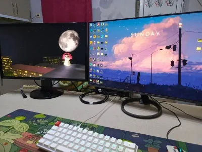 ПК / PC с двумя мониторами