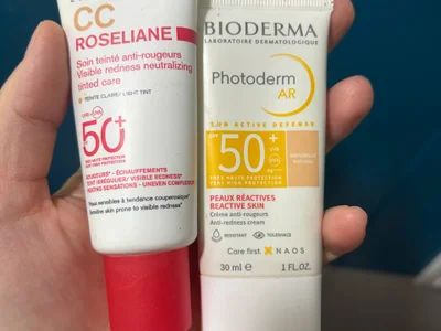 Набор косметики: Uriage CC Roseliane и Bioderma Photoderm