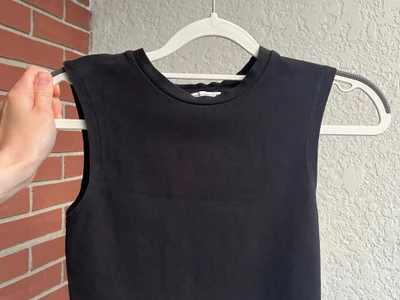 Чёрная юбка в складку Bershka, размер XS