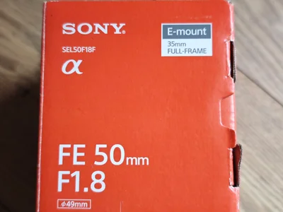 Объектив Sony FE 50mm f/1.8