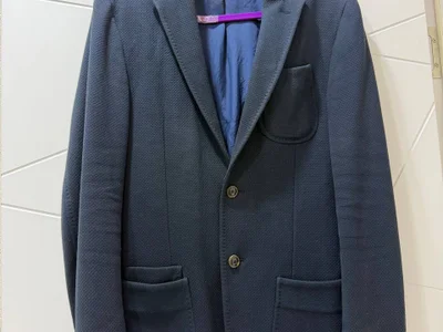 Мужской пиджак Massimo Dutti синий